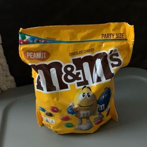 Party size bag of peanut M&M’s